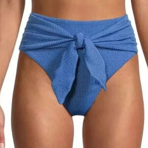 Veronica Beard Azoia Swimsuit Bottom Bathing Suit French Blue Size Medium NWT